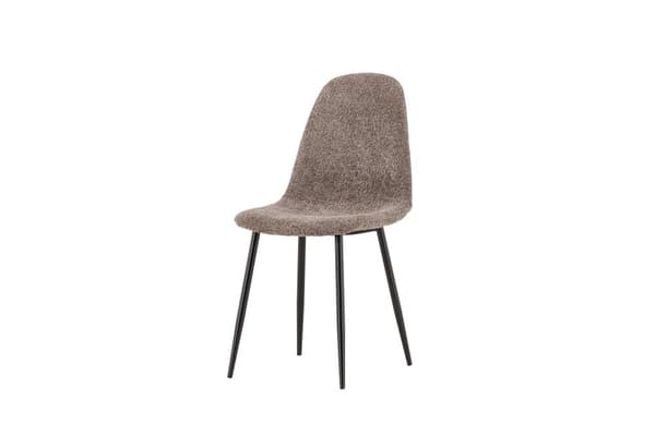 FURNLUX RUOKASALIN TUOLI POLAR VAALEANRUSKEA & MUSTA 44CM