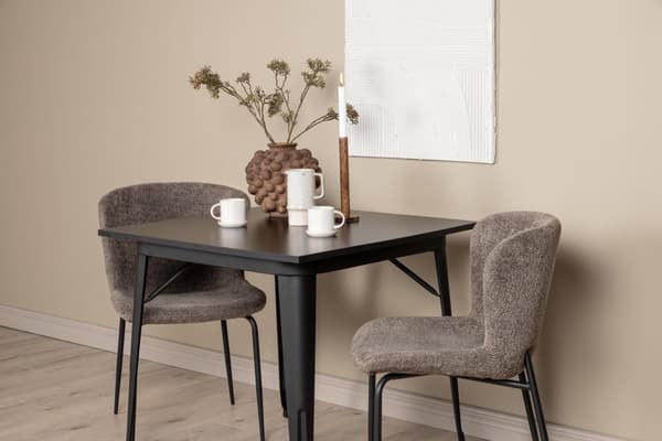 FURNLUX RUOKASALIN TUOLI MODESTO HARMAA RUSKEA & MUSTA 48CM