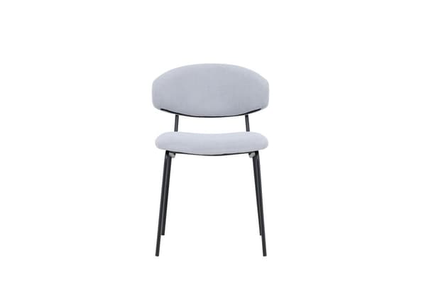 FURNLUX MATSALSSTOL CHICO GRÅ & SVART 50CM