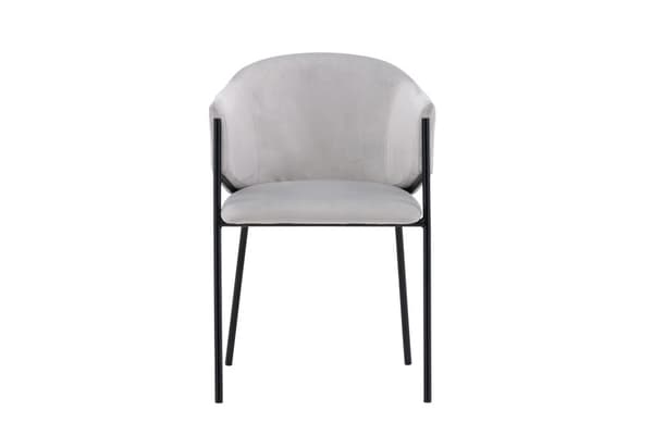 FURNLUX RUOKASALIN TUOLI EVELINA HARMAA & MUSTA 54CM