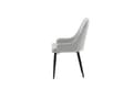 Pikkukuva 3 / 6: FURNLUX RUOKASALIN TUOLI PLAZA HARMAA & MUSTA 49CM