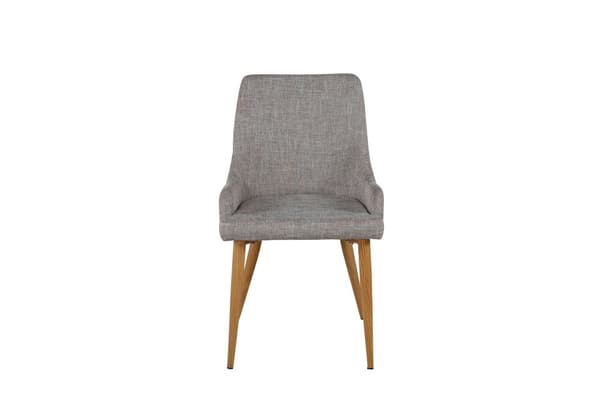 FURNLUX MATSALSSTOL PLAZA GRÅ & EK 49CM