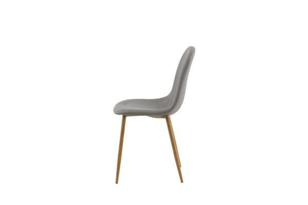 FURNLUX MATSALSSTOL POLARGRÅ & EK 44CM