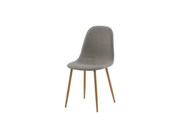 FURNLUX MATSALSSTOL POLARGRÅ & EK 44CM