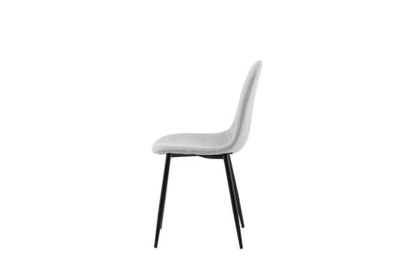 FURNLUX MATSALSSTOL POLAR LJUSGRÅ & SVART 44CM