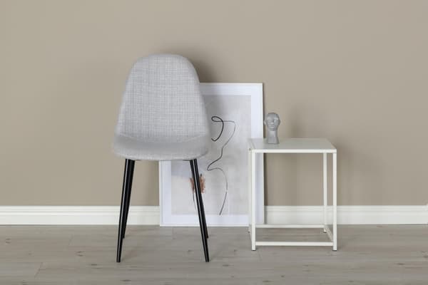 FURNLUX MATSALSSTOL POLAR LJUSGRÅ & SVART 44CM