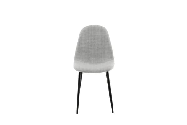 FURNLUX MATSALSSTOL POLAR LJUSGRÅ & SVART 44CM
