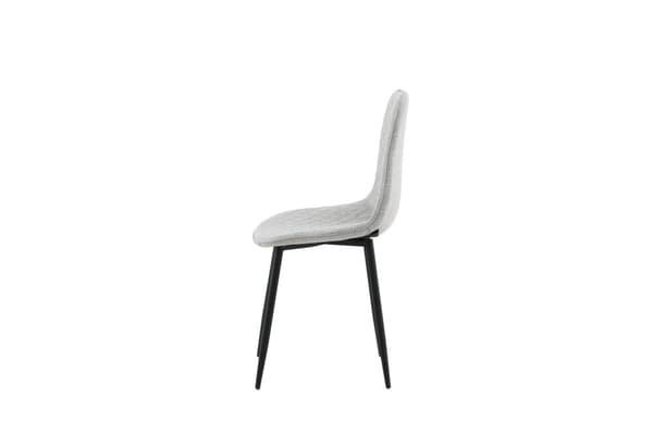 FURNLUX SPISESTUESTOL POLAR GRÅ & SORT 44CM