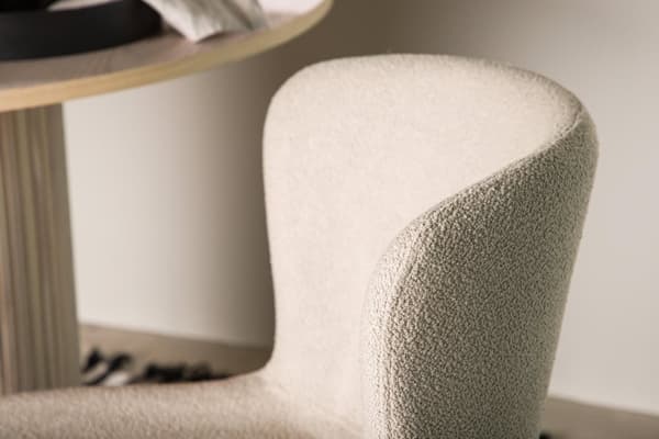 FURNLUX RUOKASALIN TUOLI MODESTO BEIGE & MUSTA 48CM
