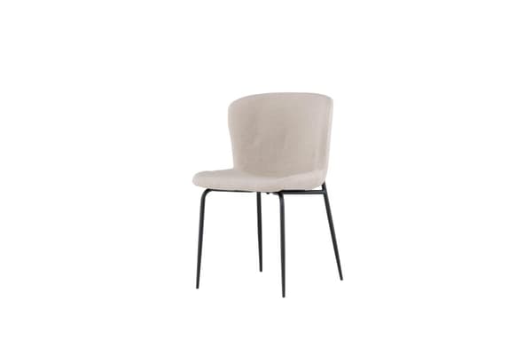 FURNLUX RUOKASALIN TUOLI MODESTO BEIGE & MUSTA 48CM