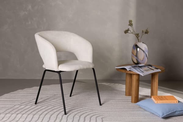 FURNLUX RUOKASALIN TUOLI DAY BEIGE & MUSTA 66CM
