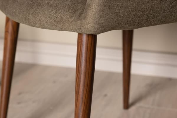 FURNLUX MATSALSSTOL TOMORROW MÖRKGRÖN & VALNÖT 60CM