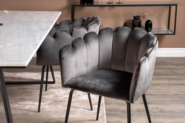 FURNLUX RUOKASALIN TUOLI LIMHAMN HARMAA & MUSTA 61CM
