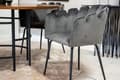 Pikkukuva 6 / 10: FURNLUX RUOKASALIN TUOLI LIMHAMN HARMAA & MUSTA 61CM