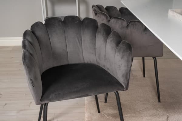 FURNLUX RUOKASALIN TUOLI LIMHAMN HARMAA & MUSTA 61CM