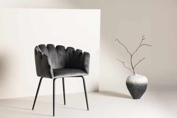 FURNLUX RUOKASALIN TUOLI LIMHAMN HARMAA & MUSTA 61CM