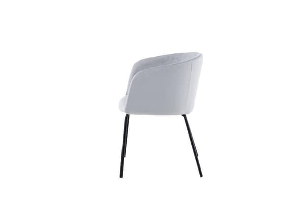 FURNLUX MATSALSSTOL BERIT GRÅ & SVART 55CM