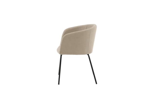 FURNLUX RUOKASALIN TUOLI BERIT BEIGE & MUSTA 55CM