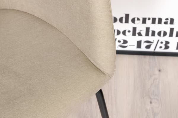 FURNLUX RUOKASALIN TUOLI BERIT BEIGE & MUSTA 55CM