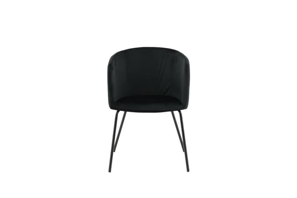 FURNLUX RUOKASALIN TUOLI BERIT MUSTA 55CM