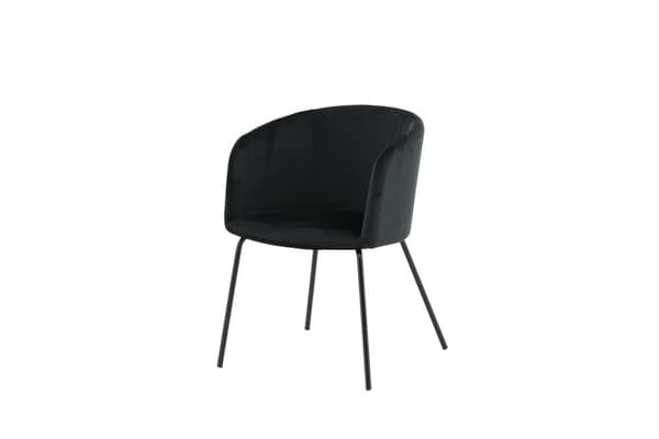 FURNLUX RUOKASALIN TUOLI BERIT MUSTA 55CM