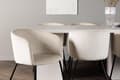 Pikkukuva 4 / 7: FURNLUX RUOKASALIN TUOLI BERIT CREME & BLACK 55CM
