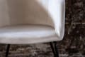 Pikkukuva 7 / 7: FURNLUX RUOKASALIN TUOLI BERIT CREME & BLACK 55CM