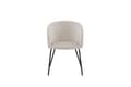 Pikkukuva 2 / 7: FURNLUX RUOKASALIN TUOLI BERIT CREME & BLACK 55CM