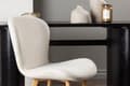 Miniatyrbillede 8 af 9: FURNLUX SPISESTUESTOL LILJA BEIGE & EG 48CM