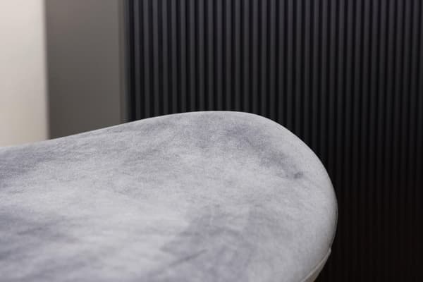 FURNLUX SPISESTUESTOL LILJA GRÅ & SORT 48CM