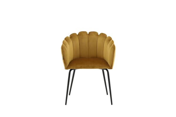 FURNLUX MATSALSSTOL LIMHAMN SENAPSGUL & SVART 61CM