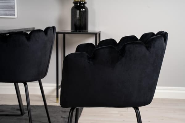 FURNLUX RUOKASALIN TUOLI LIMHAMN MUSTA 61CM