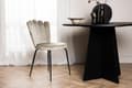 Miniatyrbillede 5 af 8: FURNLUX SPISESTUESTOL LIMHAMN BEIGE & SORT 44CM