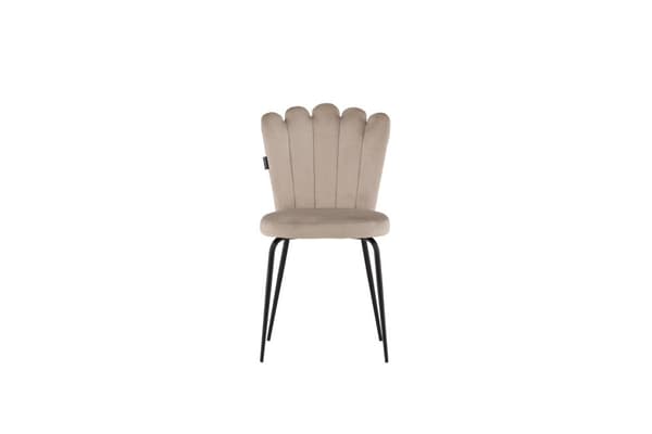 FURNLUX SPISESTUESTOL LIMHAMN BEIGE & SORT 44CM