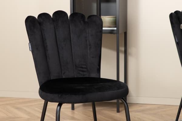 FURNLUX RUOKASALIN TUOLI LIMHAMN MUSTA 45CM