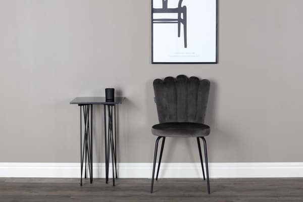 FURNLUX RUOKASALIN TUOLI LIMHAMN HARMAA & MUSTA 45CM