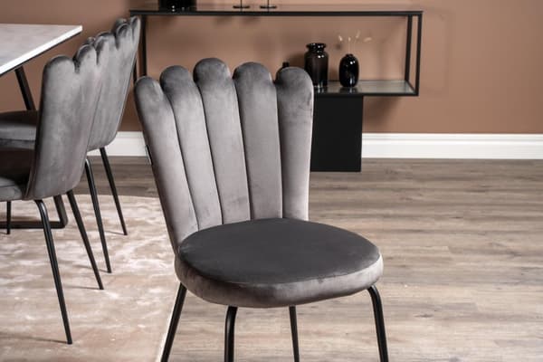 FURNLUX RUOKASALIN TUOLI LIMHAMN HARMAA & MUSTA 45CM