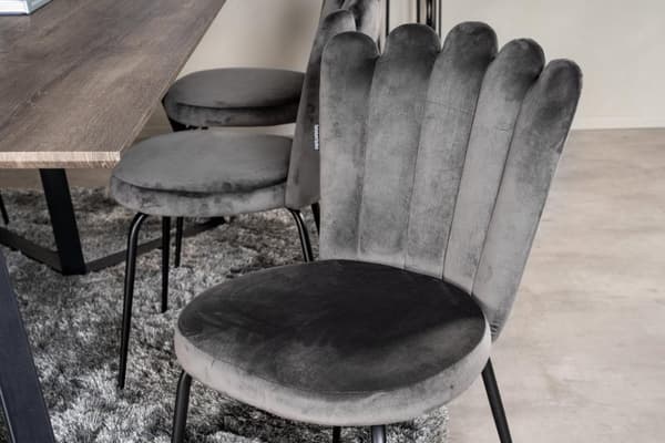 FURNLUX RUOKASALIN TUOLI LIMHAMN HARMAA & MUSTA 45CM