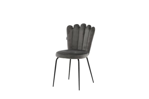 FURNLUX MATSALSSTOL LIMHAMN GRÅ & SVART 45CM