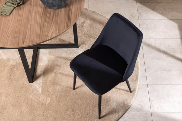 FURNLUX MATSALSSTOL NATT SVART 49CM