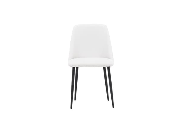 FURNLUX MATSALSSTOL NATT VIT & SVART 49CM
