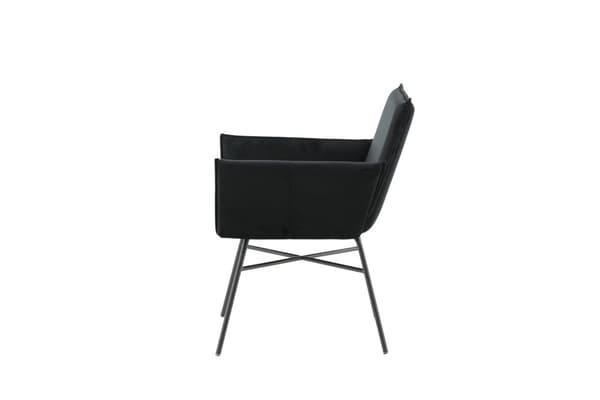 FURNLUX RUOKASALIN TUOLI PETRA MUSTA 57CM