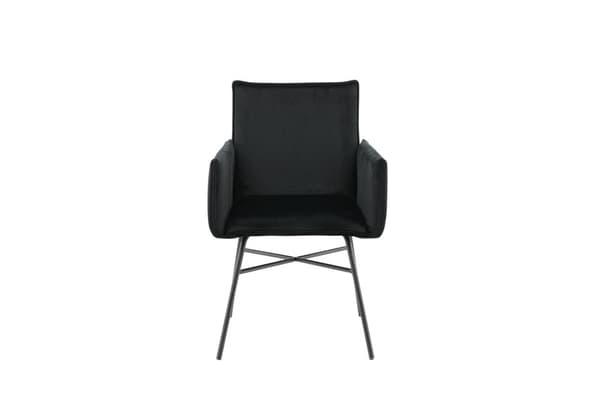 FURNLUX RUOKASALIN TUOLI PETRA MUSTA 57CM