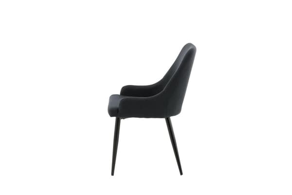 FURNLUX RUOKASALIN TUOLI PLAZA MUSTA 49CM