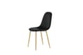 Pikkukuva 1 / 5: FURNLUX RUOKASALIN TUOLI POLAR BLACK & OAK 44CM