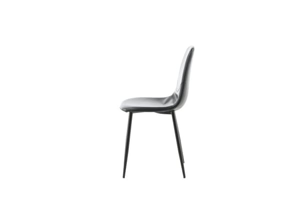 FURNLUX RUOKASALIN TUOLI POLAR MUSTA 44CM