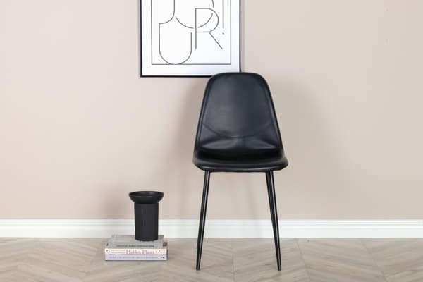 FURNLUX RUOKASALIN TUOLI POLAR MUSTA 44CM