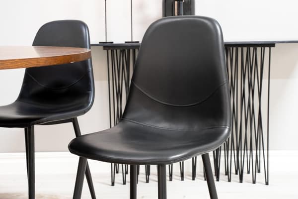 FURNLUX RUOKASALIN TUOLI POLAR MUSTA 44CM