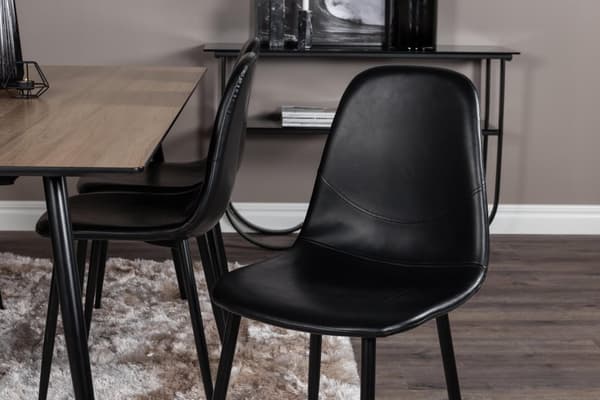 FURNLUX RUOKASALIN TUOLI POLAR MUSTA 44CM