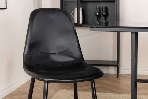 FURNLUX RUOKASALIN TUOLI POLAR MUSTA 44CM